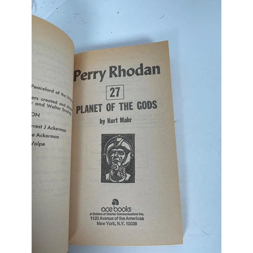 Perry Rhodan Lot 4 PB #25 27 28 29 1st Ace Printings 1973 Vintage Sci-Fi
